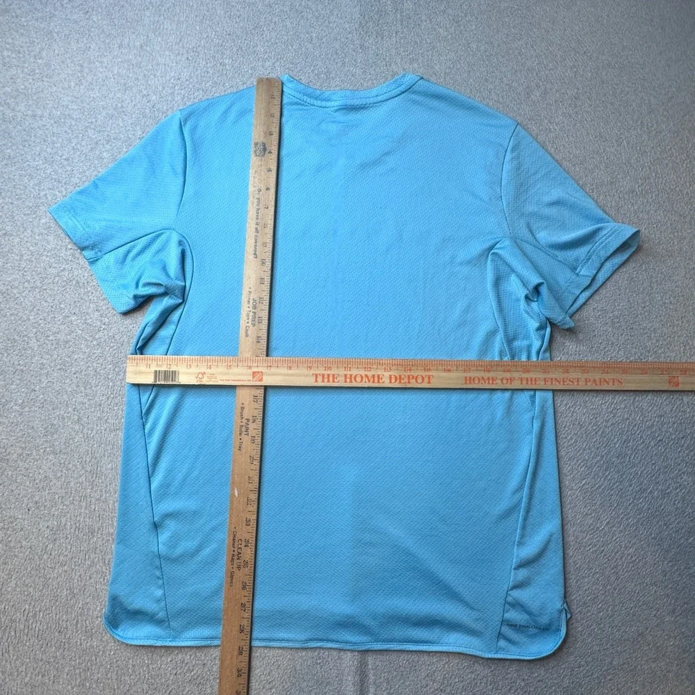 Nike Shirt Mens L Blue NikeCourt Zonal Cooling Advantage Tennis Top 830897-432